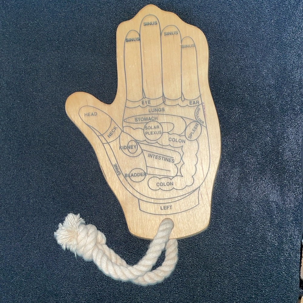 🖤Wooden Acupressure / Reflexology Hand & Thumb Acupressure Massage Set.